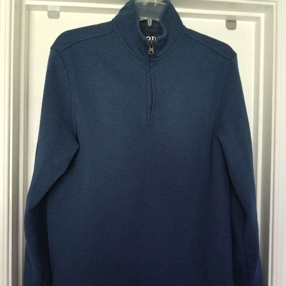 Izod Mens Quarter Zip Pullover Size US S